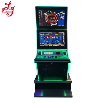 Roulette Dual Screen Jackpot Video Slot Machines / Casino Gambling Machines
