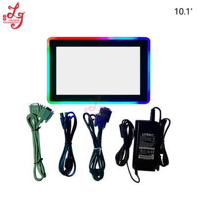Customized 10.1 Inch PCAP Touch Screen Monitor For Casino Gaming Monitor 3M RS232&USB Or ELO