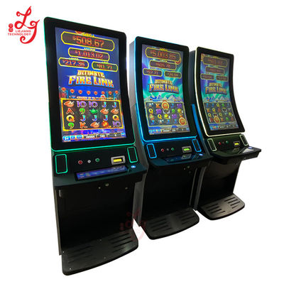 43'' Curved Fire Link Multi Game 8 In 1 Touch Screen Vertical Screen Slot Game Ultimate Games Machines For Sale