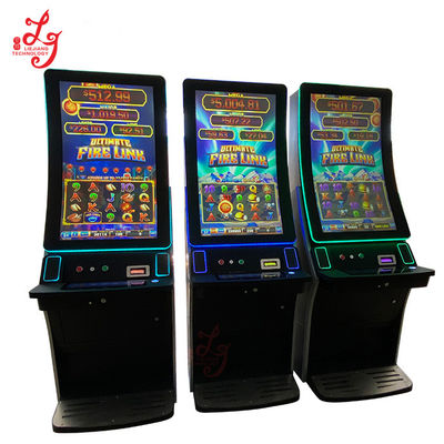 43'' Curved Fire Link Multi Game 8 In 1 Touch Screen Vertical Screen Slot Game Ultimate Games Machines For Sale
